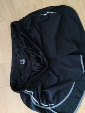 Women's Black Athletic Running Shorts